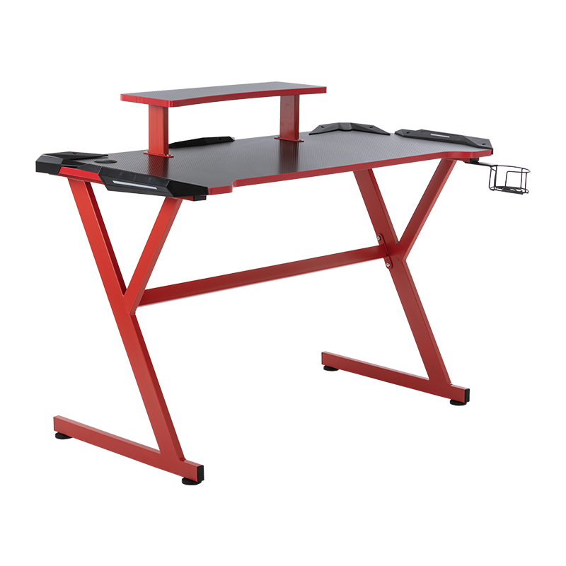PC Desktop Z/Y Shaped Gaming Table Double Layer Foruming Table / Pluteum Cum DUXERIT Strips